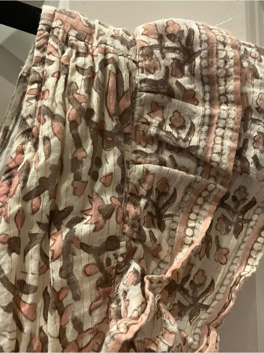 Cleobella Cherie Boho Maxi Floral Tiered Ruffle Strap Dress (Small) - Picture 7 of 16